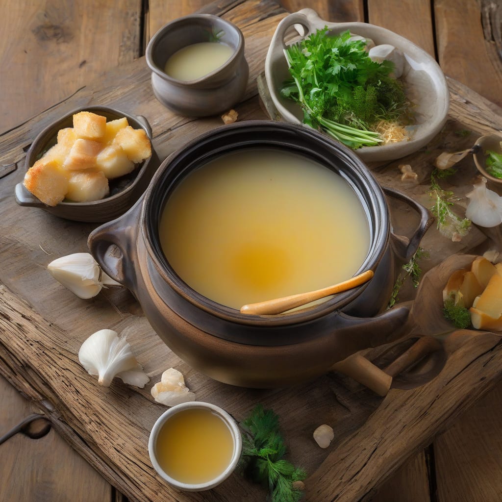 Chicken Broth Fondue Recipe: Comforting Dip Experience illustration with key details