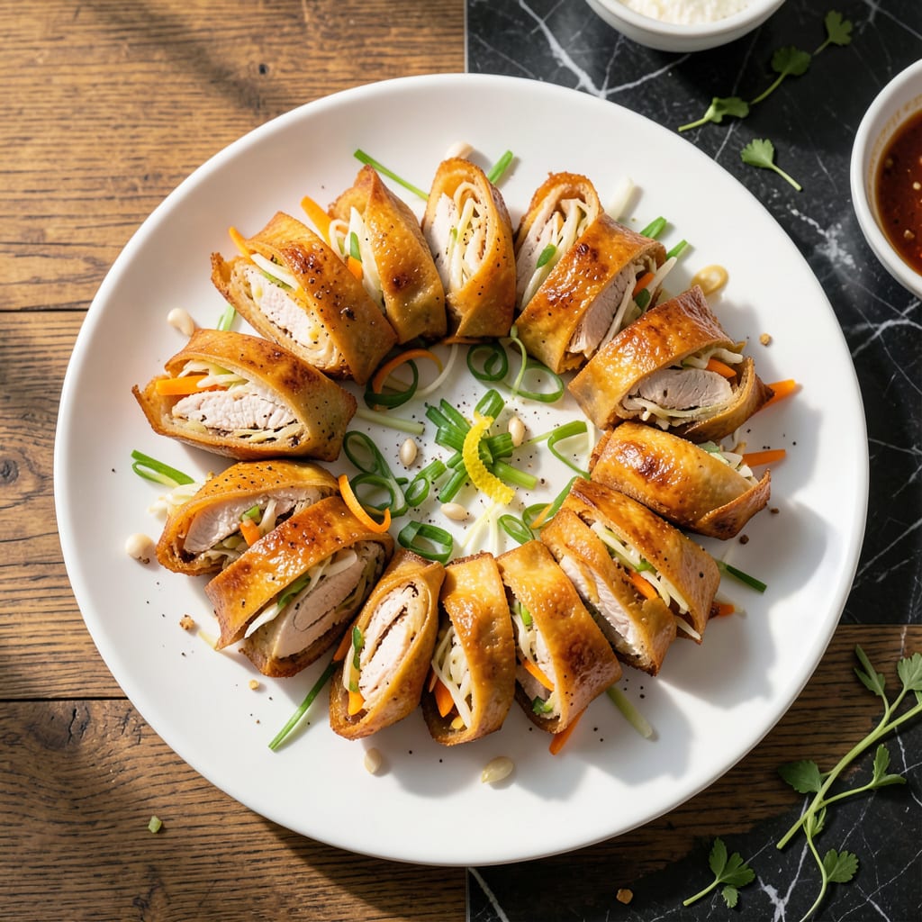 Complete Chicken Express Rolls Recipe: Copycat Crunchy Wrapped Delight overview image