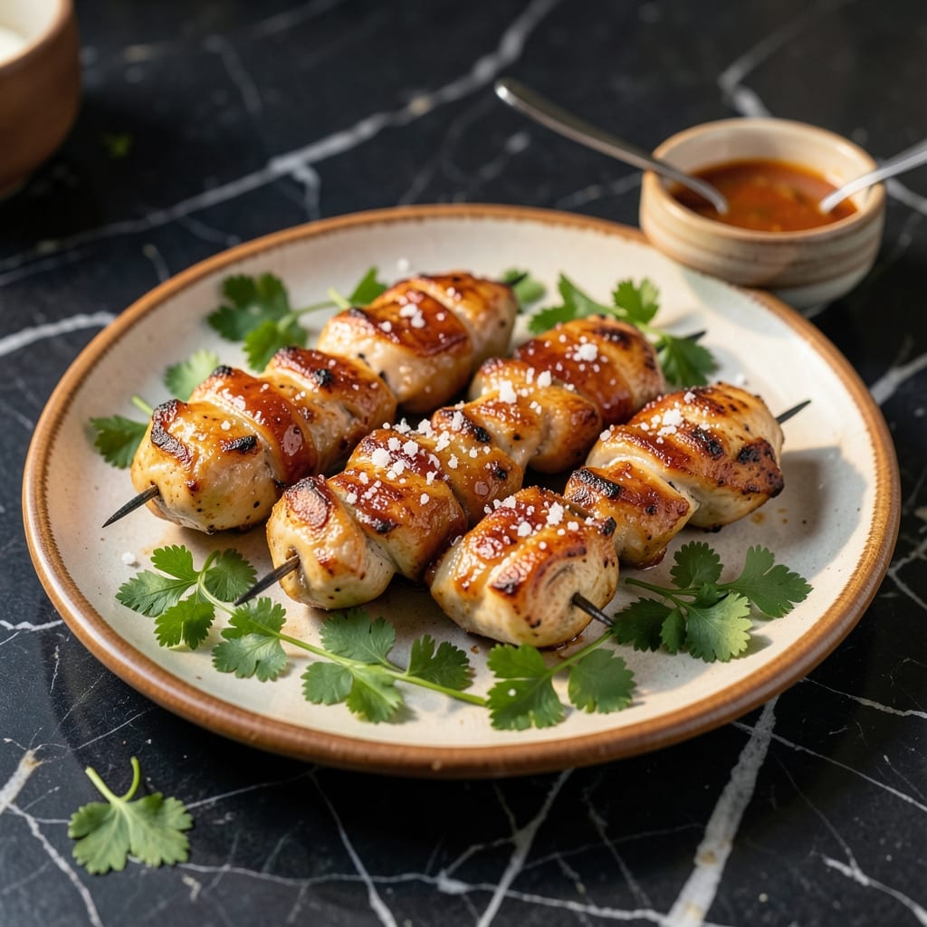 Visual representation of chicken kabob recipe oven