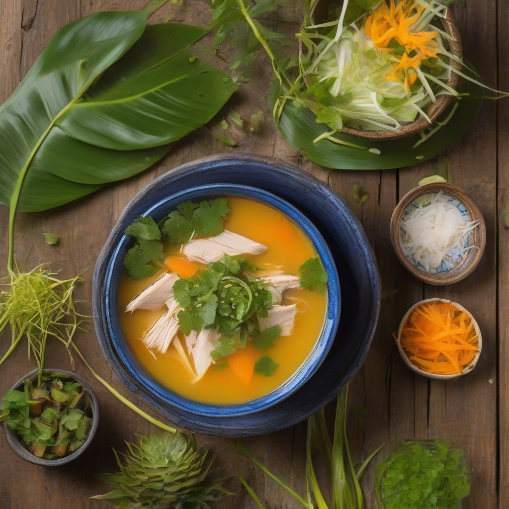 Chicken Papaya Soup Recipe Hawaii: Tropical Comfort in a Bowl illustration with key details