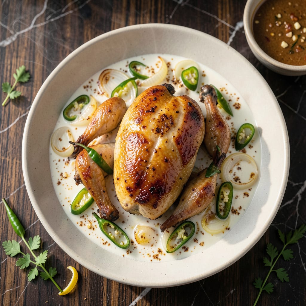 Visual representation of Chicken Steam Roast Recipe in Urdu: Traditional Pakistani Steaming Method