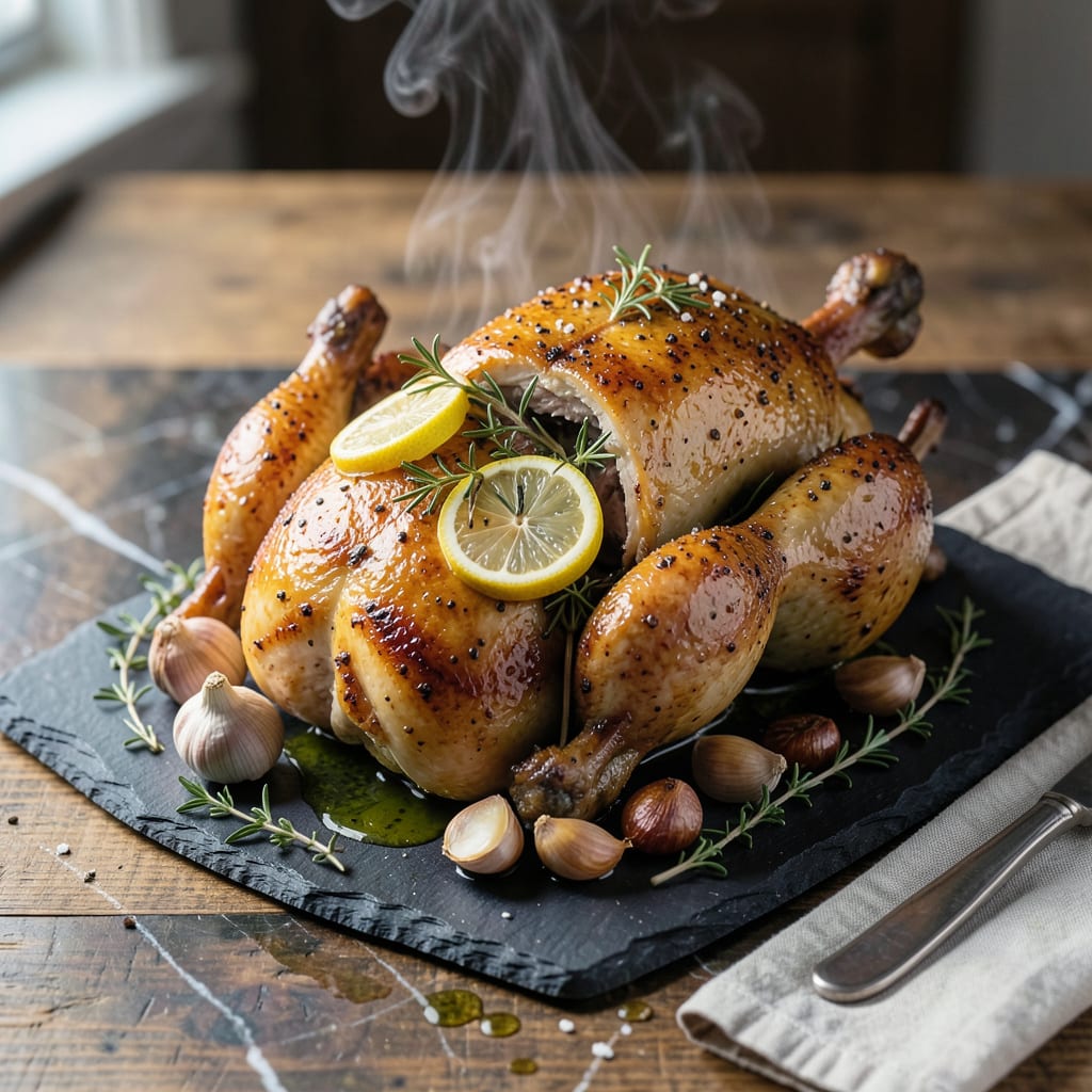 Comprehensive Chicken Steam Roast Recipe: Juicy Meat With Aromatic Steam Infusion visual reference