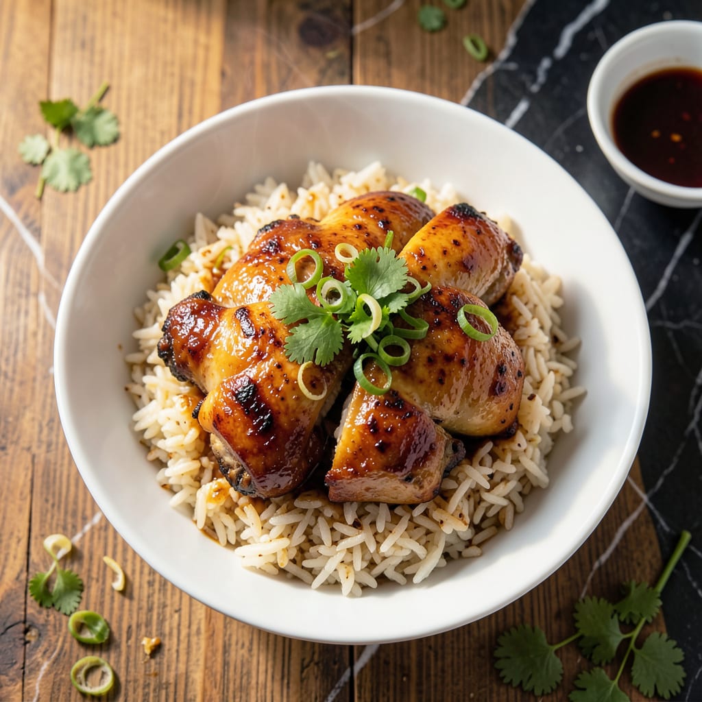 Complete Chicken Steamed Rice Recipe Chinese: Authentic Cantonese Style One Pot Meal overview image