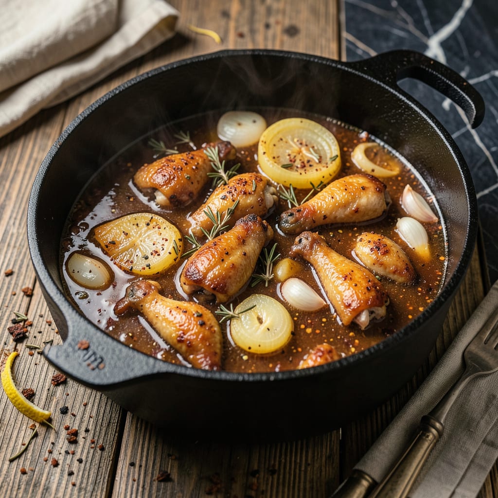 Comprehensive chicken wing boil recipe visual reference