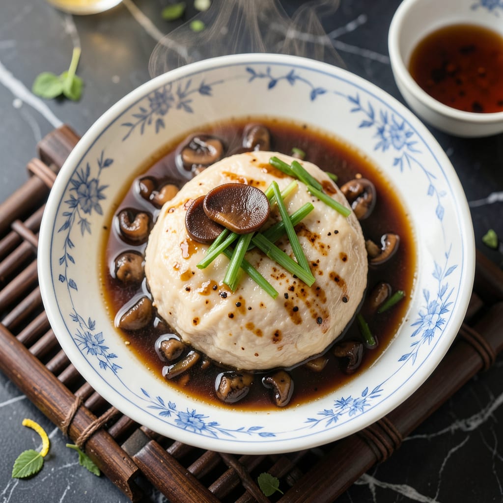 Complete chinese steamed pork recipe overview image