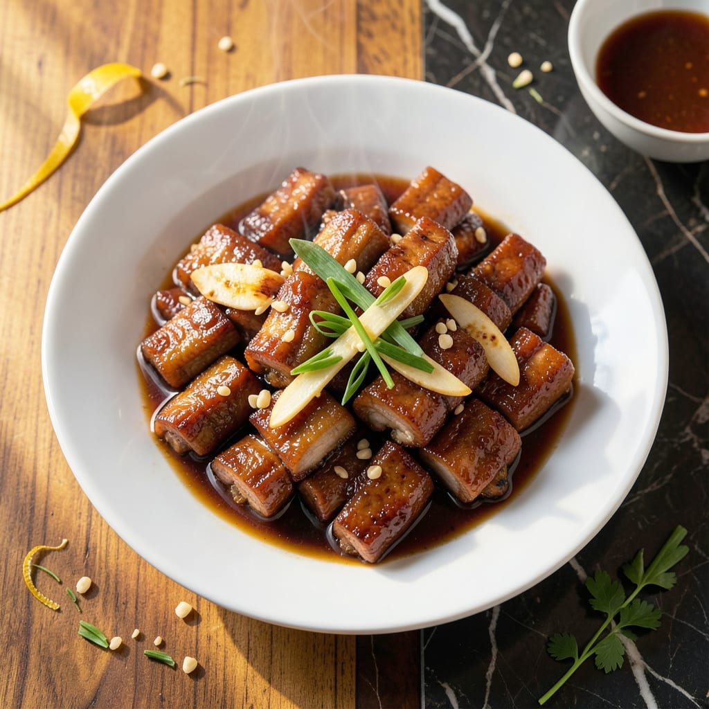 Visual representation of Chinese Steamed Pork Spare Ribs Recipe: Cantonese Dim Sum Classic