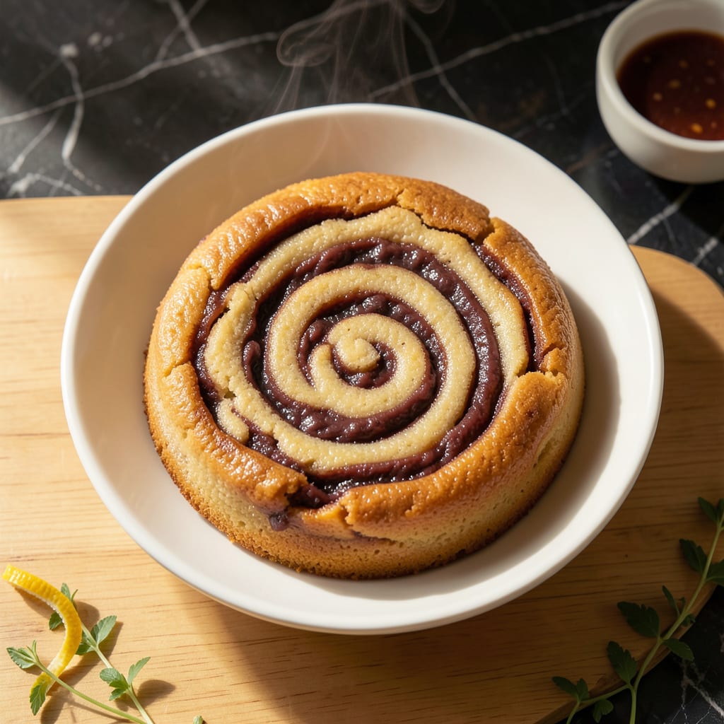 Visual representation of Chinese Steamed Red Bean Cake Recipe: Soft Pillowy Sweetness in Every Bite
