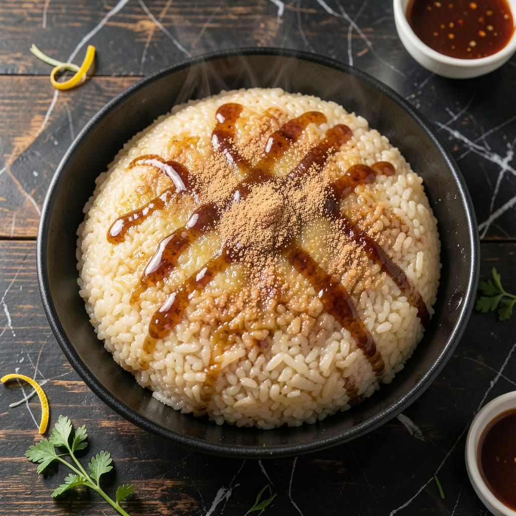 Chinese Steamed Rice Cake Recipe: Pillowy Soft With Brown Sugar Swirls example with annotations