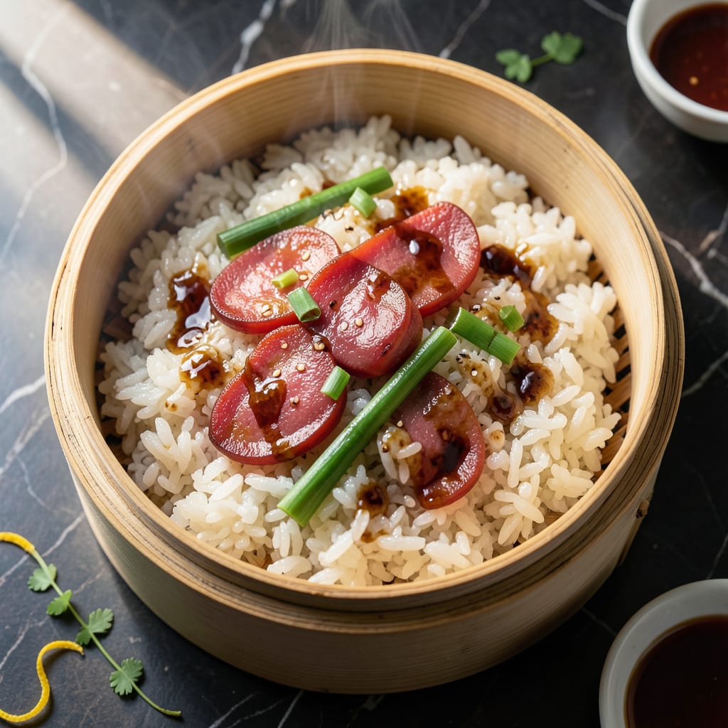 Chinese Steamed Sticky Rice Recipe: Fluffy Grains With Sweet Aroma detailed visual guide