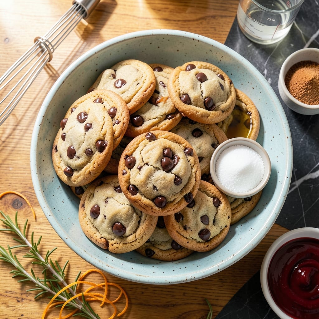 Visual representation of Chocolate Chip Cookie Recipe Without Butter: Oil Based Chewy Delights