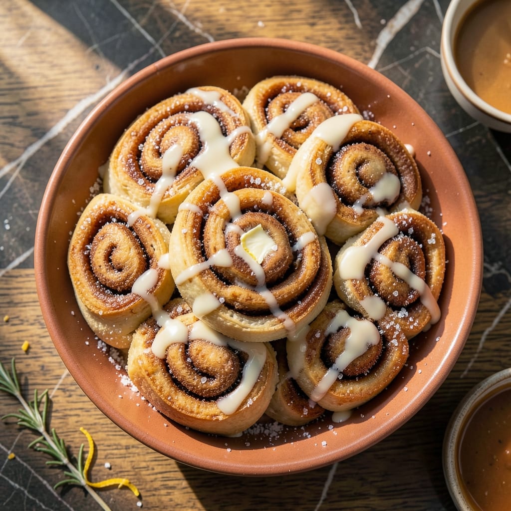 Complete Cinnamon Roll Recipe Without Yeast: Fluffy Pillows With Cream Cheese Swirls overview image