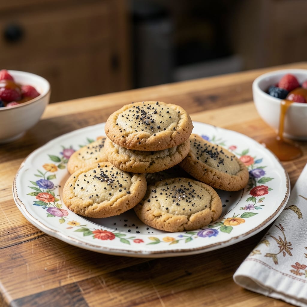 cookie recipe no butter illustration with key details