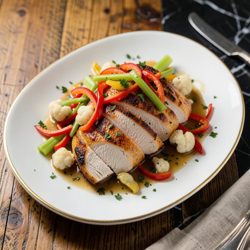 Cooper’s Hawk Chicken Giardiniera Recipe: Restaurant Style Spice and Tang example with annotations