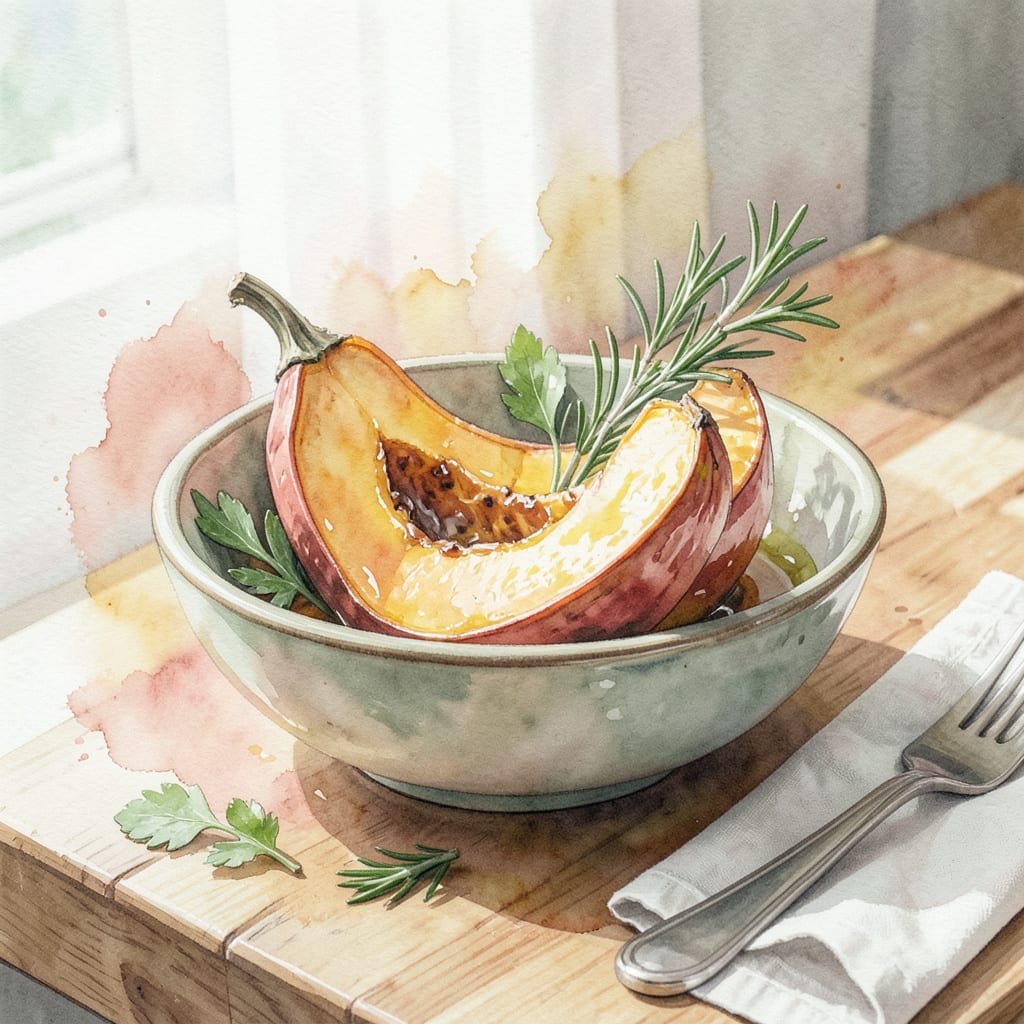 Recipe for Roasted Delicata Squash: Sweet Caramelized Rings with Edible Skin