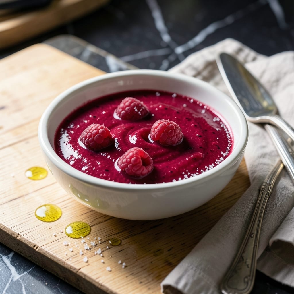 Recipe Raspberry Coulis: Bright Tartness for Dessert Drizzling