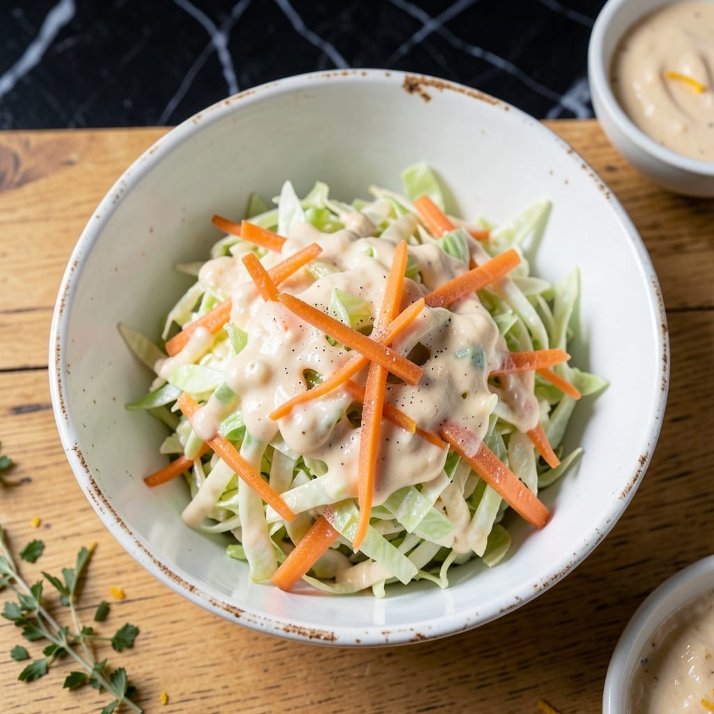 J Alexander's Coleslaw Recipe: Tangy Creamy Crunch With Fresh Cabbage J Alexander's Coleslaw Recipe: Tangy Creamy Crunch With Fresh Cabbage