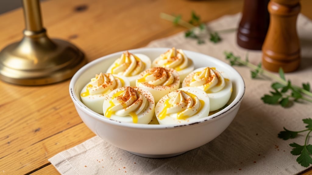 1950s Deviled Eggs Recipe: Vintage Creaminess With Mustard-Kissed Crunch