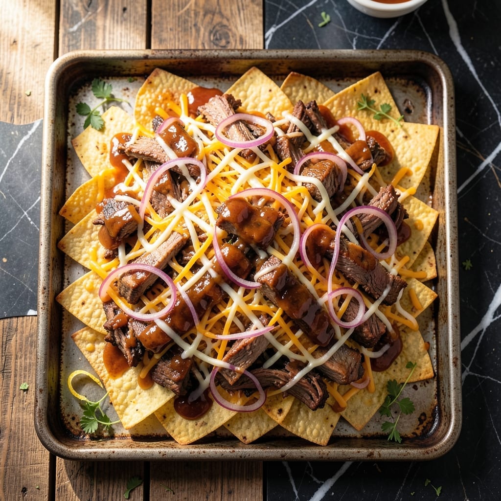 BBQ Nachos Recipe: Loaded With Smoky Meat and Cheese