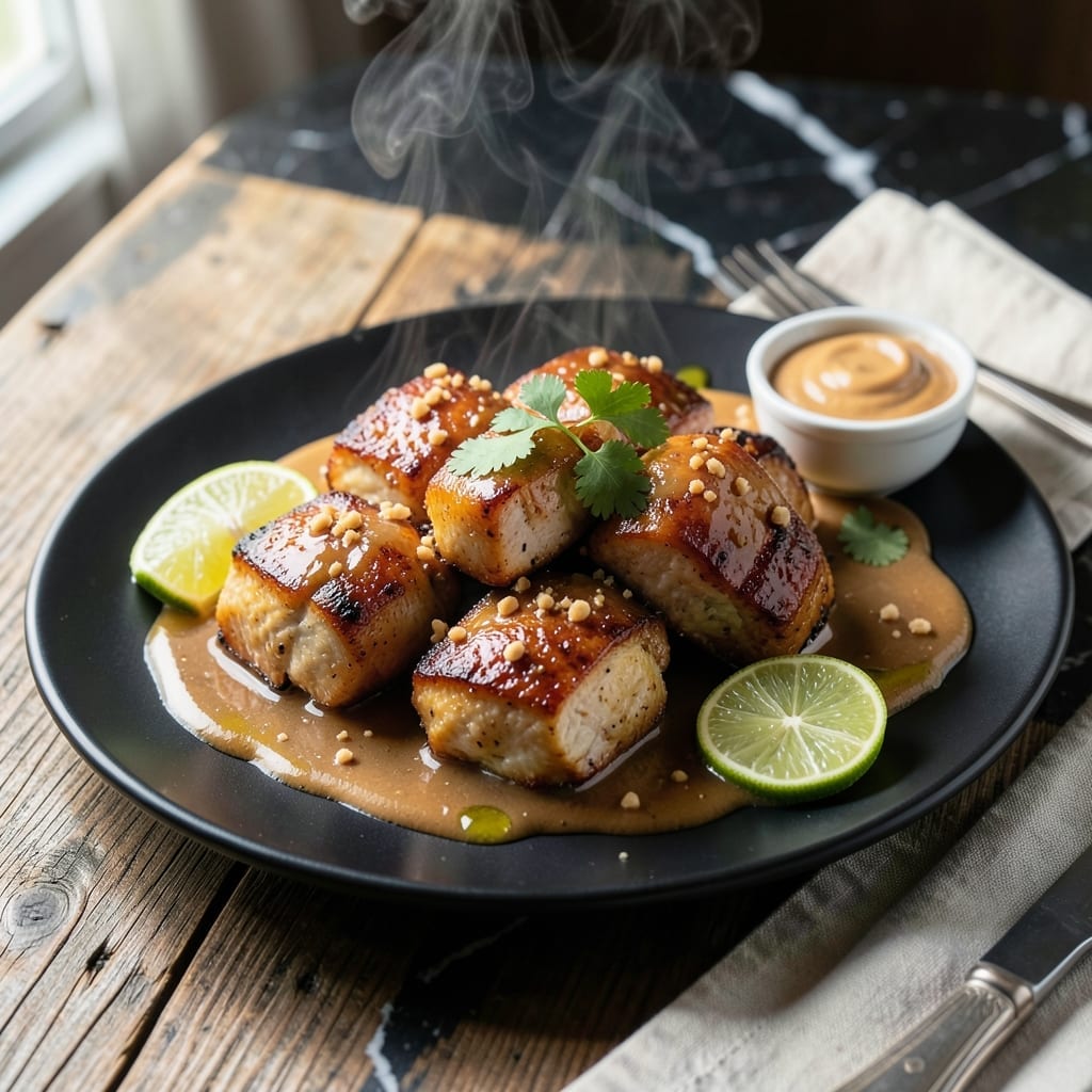 Peanut Chicken Recipe With Peanut Butter: Thai-Inspired Satay Sauce