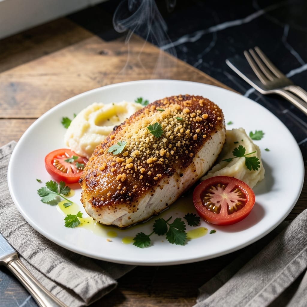 Chicken Breast Recipe Crispy: Parmesan-Crusted Golden Perfection