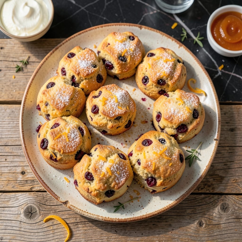 Recipe for Orange and Cranberry Scones: Zesty Holiday Morning Treat Recipe for Orange and Cranberry Scones: Zesty Holiday Morning Treat