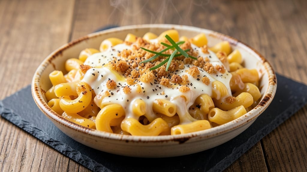 1 Pound Macaroni and Cheese Recipe: Extra-Creamy With Crispy Breadcrumbs Top