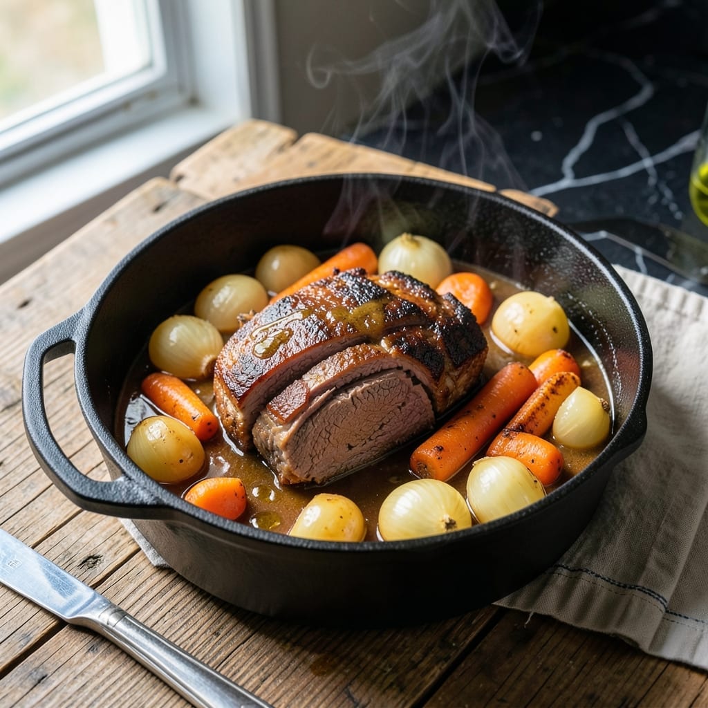 Pot Roast Recipe Dutch Oven: Melt-in-Your-Mouth Tenderness with Veggies Pot Roast Recipe Dutch Oven: Melt-in-Your-Mouth Tenderness with Veggies