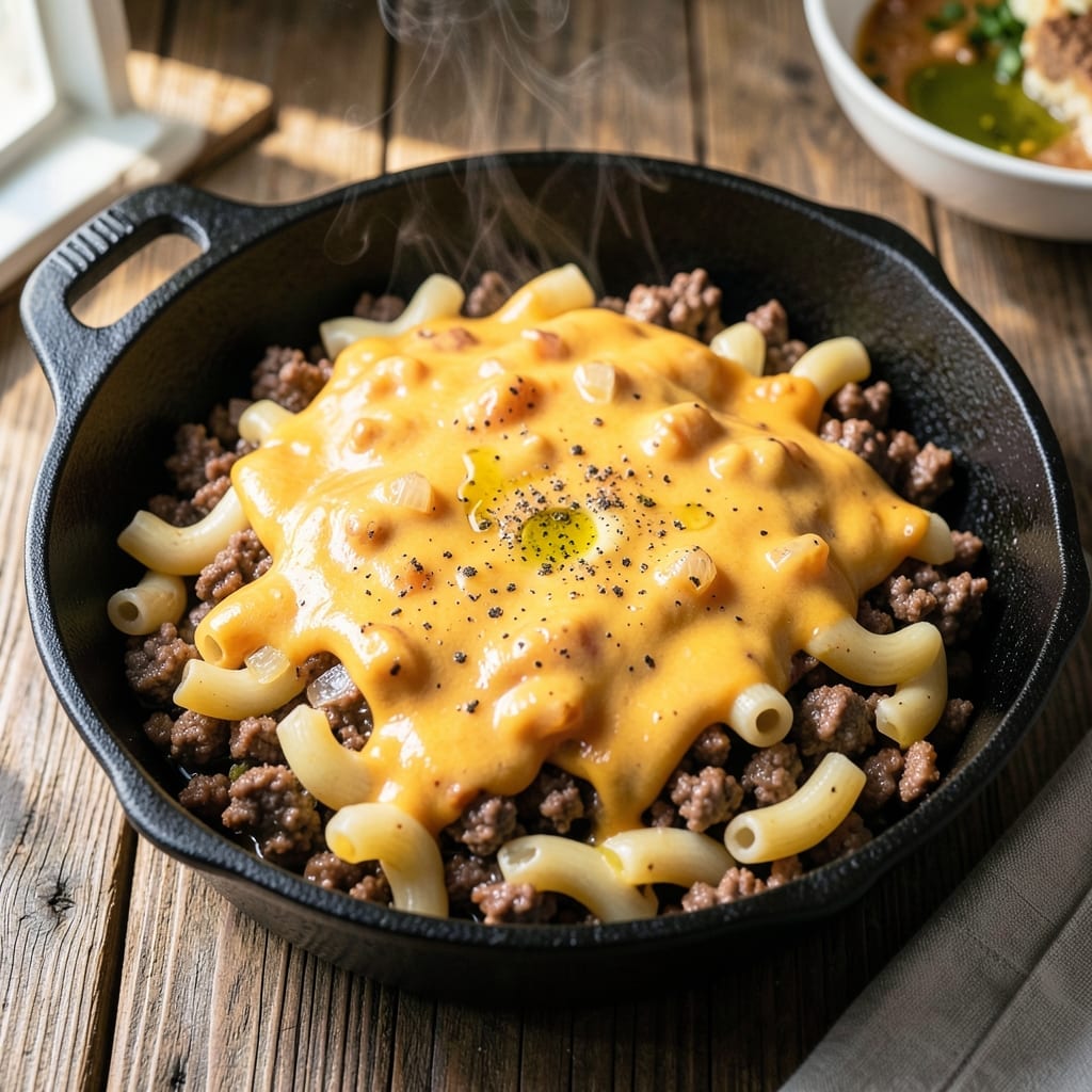 Velveeta Hamburger Helper Recipe: Homestyle Cheesy Comfort Velveeta Hamburger Helper Recipe: Homestyle Cheesy Comfort
