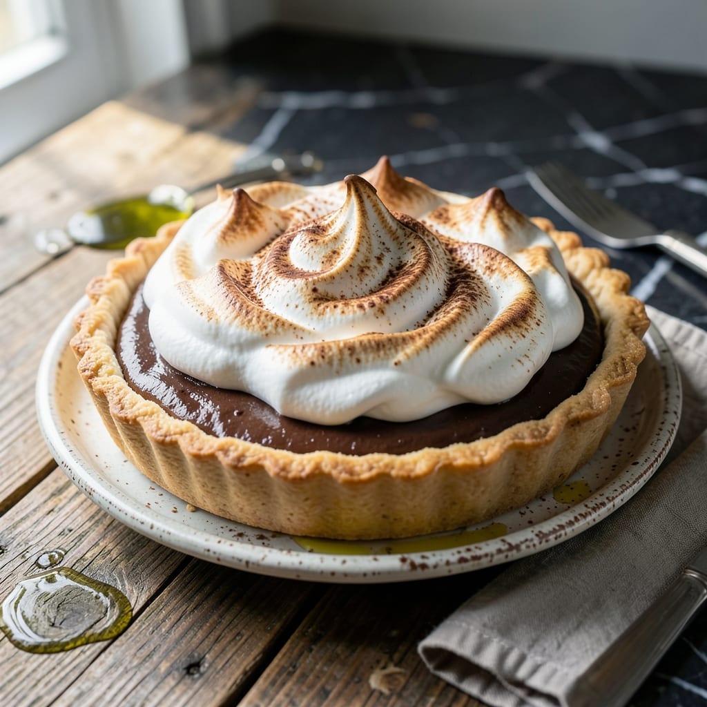 Jello Cook and Serve Chocolate Pudding Pie Recipe With Meringue: Classic Diner Delight in 60 Minutes Jello Cook and Serve Chocolate Pudding Pie Recipe With Meringue: Classic Diner Delight in 60 Minutes