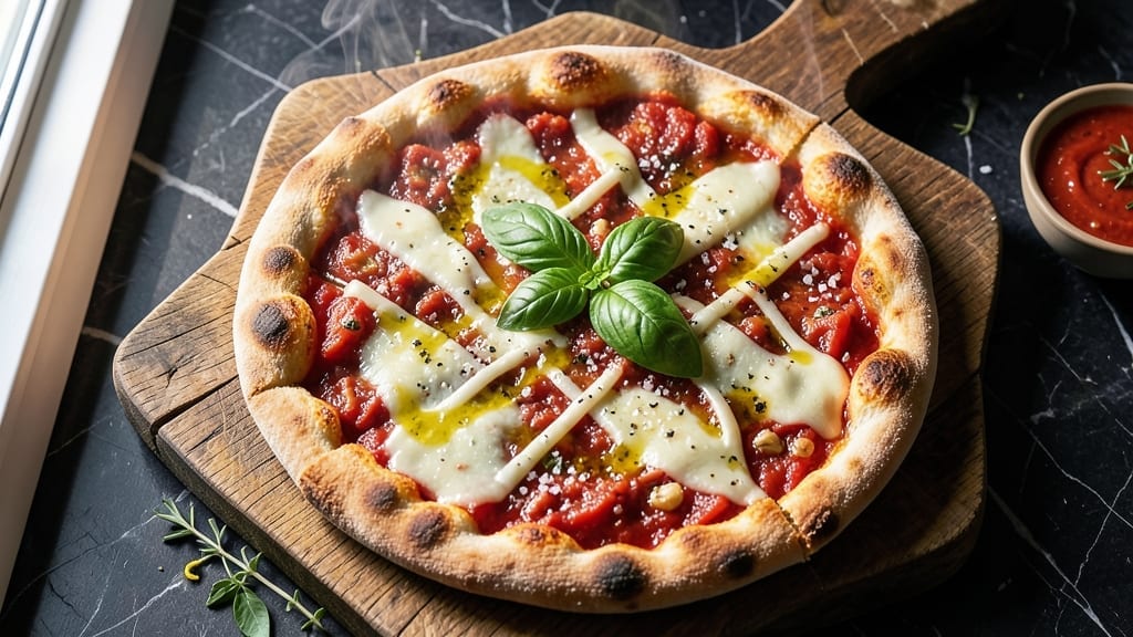 30 Minute Pizza Recipe: Homemade Crust and Sauce in One Pan