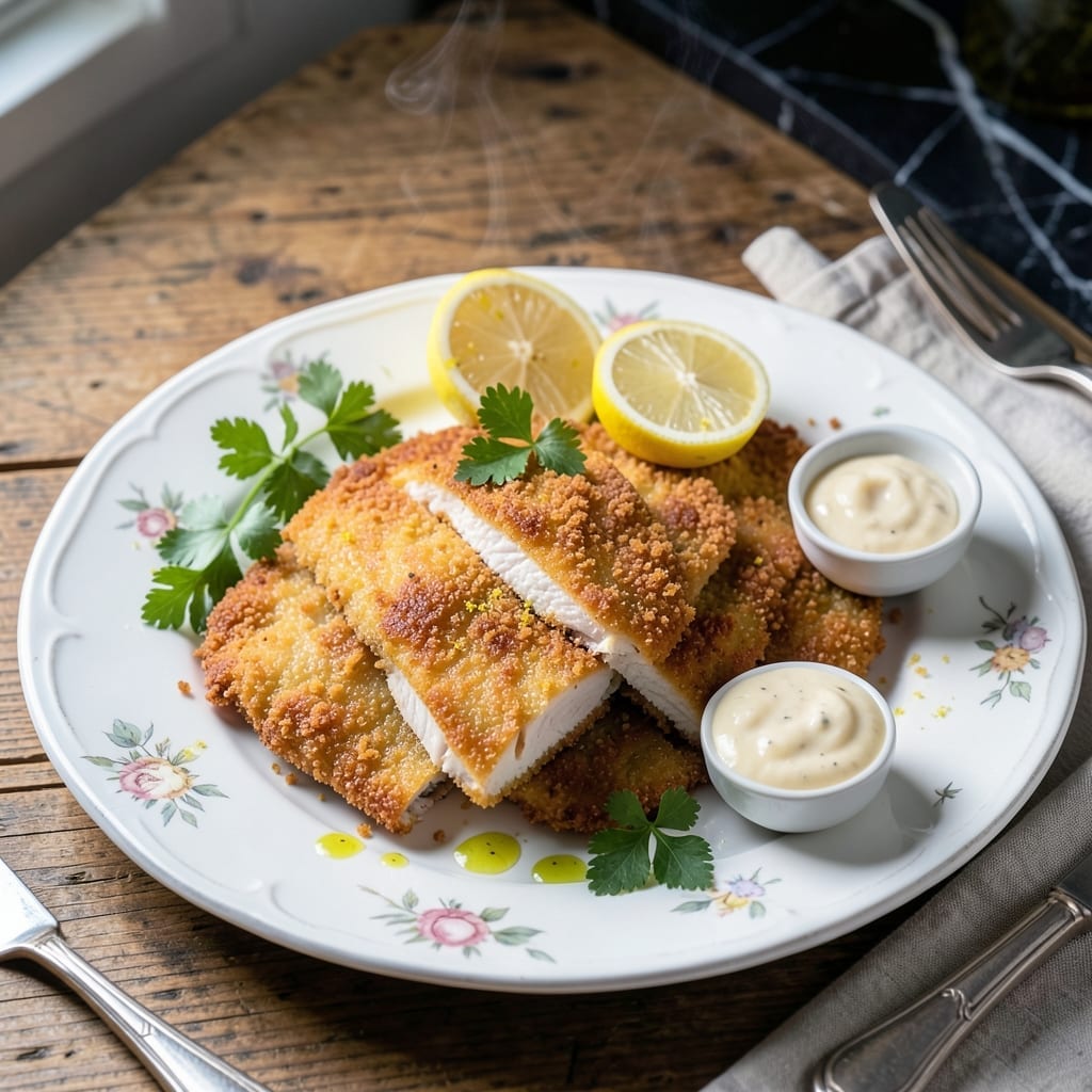 Austrian Chicken Recipe Schnitzel: Thin Crispy Cutlets With Lemon Zest Austrian Chicken Recipe Schnitzel: Thin Crispy Cutlets With Lemon Zest