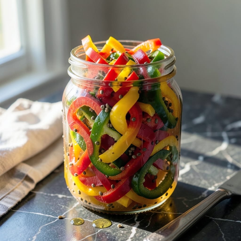 Pickled Bell Peppers Recipe: Tangy Crunch for Salads and More