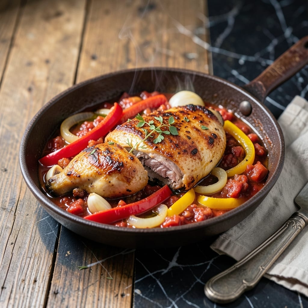 Wegmans Chicken Cacciatore Recipe: Rustic Italian Stew With Bell Peppers Wegmans Chicken Cacciatore Recipe: Rustic Italian Stew With Bell Peppers