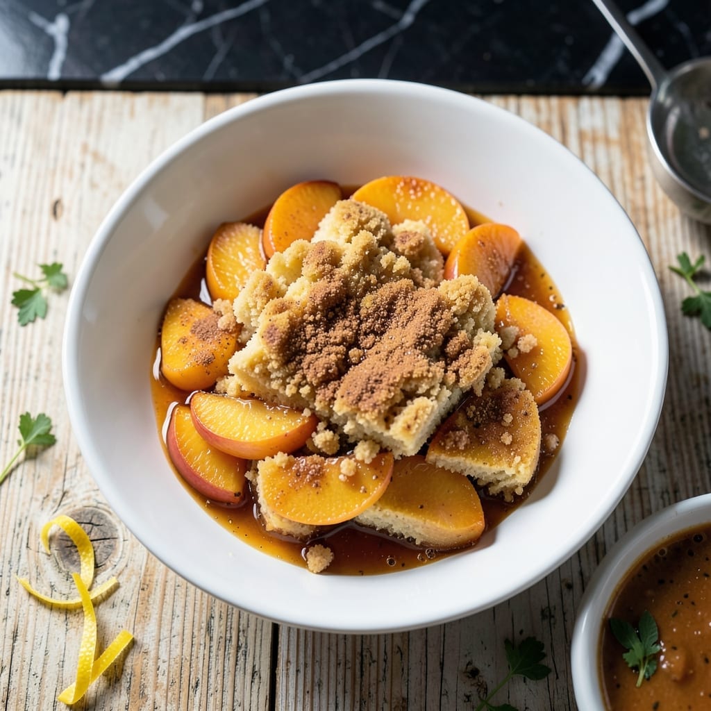 Golden Corral Peach Cobbler Recipe: Warm Spiced Peaches Under Flaky Biscuit Topping Golden Corral Peach Cobbler Recipe: Warm Spiced Peaches Under Flaky Biscuit Topping