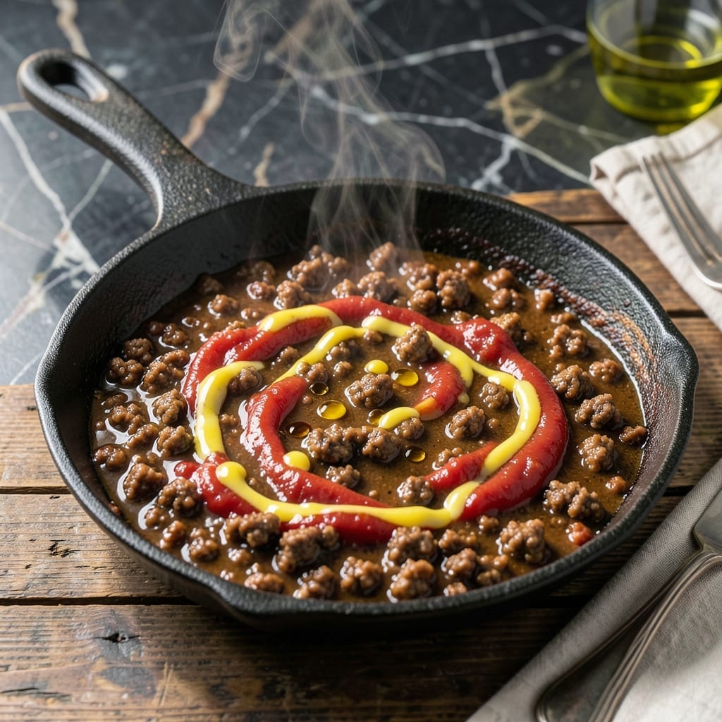Louie's Hot Dog Sauce Recipe: Zesty Meat-Based Topping for Grilled Favorites Louie's Hot Dog Sauce Recipe: Zesty Meat-Based Topping for Grilled Favorites