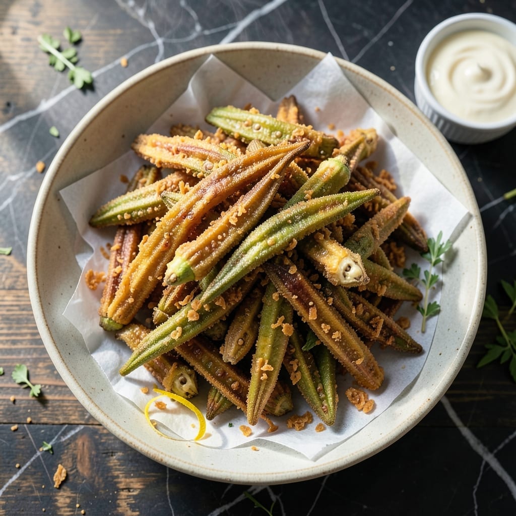 Fried Okra Recipe Without Cornmeal: Crispy Coating Using Flour Only