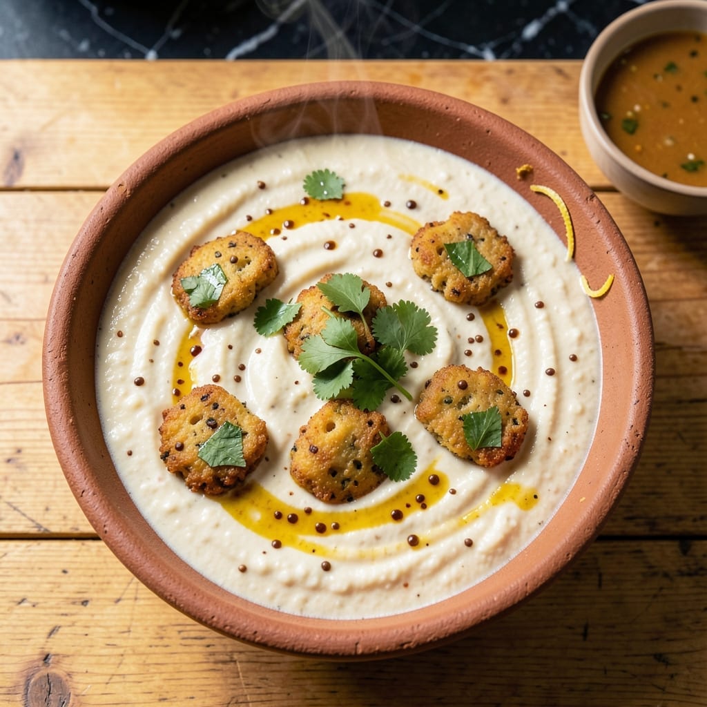 Gujarati Kadhi Recipe in Gujarati: Tangy Yogurt Curry With Pakora Dumplings Gujarati Kadhi Recipe in Gujarati: Tangy Yogurt Curry With Pakora Dumplings