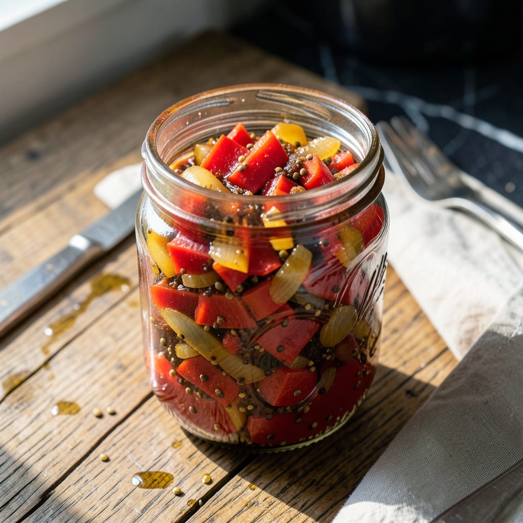 Harry and David Pepper and Onion Relish Recipe: Sweet and Tangy Versatile Topping