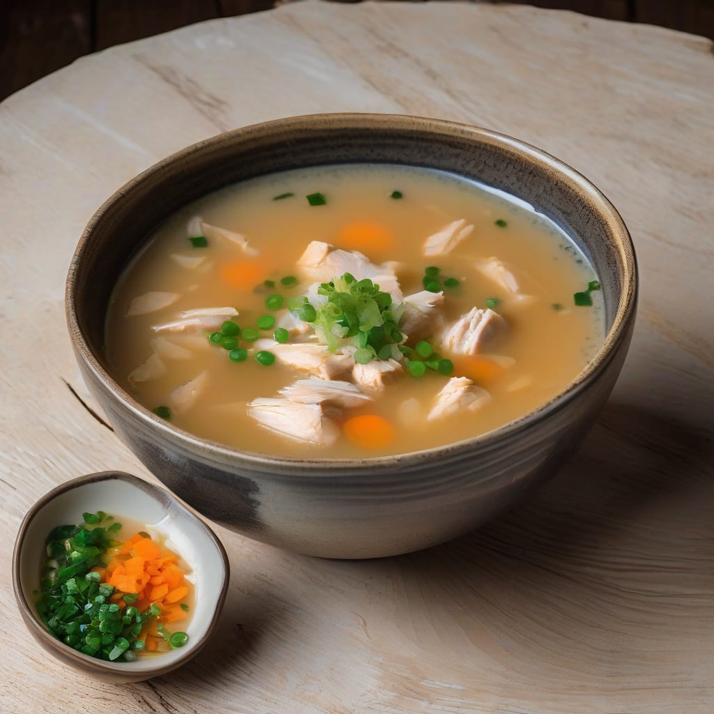demos chicken rice soup recipe detailed visual guide