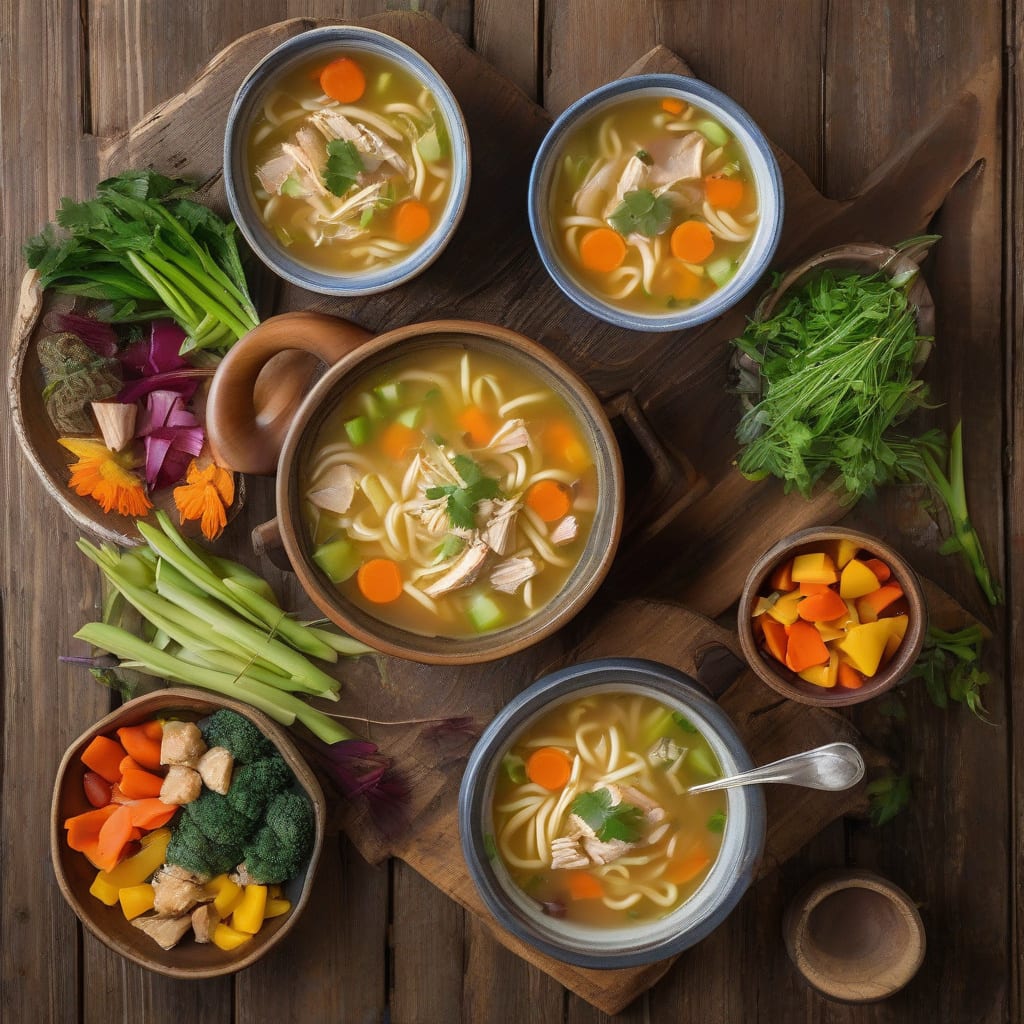 Denny's Chicken Noodle Soup Recipe: Creamy Comfort in a Bowl example with annotations