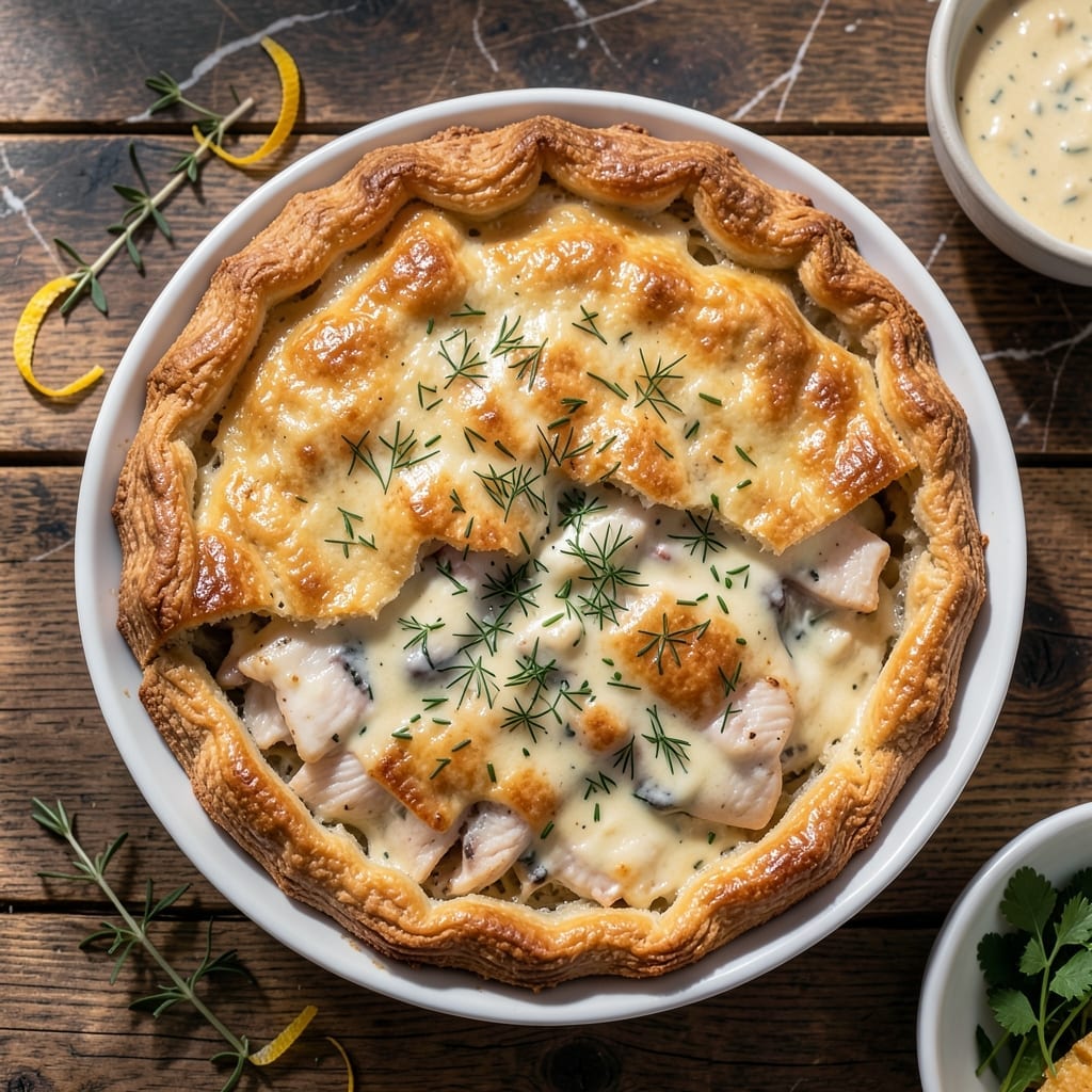 Seafood Pie Recipe: Flaky Crust With Ocean-Fresh Fillings Seafood Pie Recipe: Flaky Crust With Ocean-Fresh Fillings