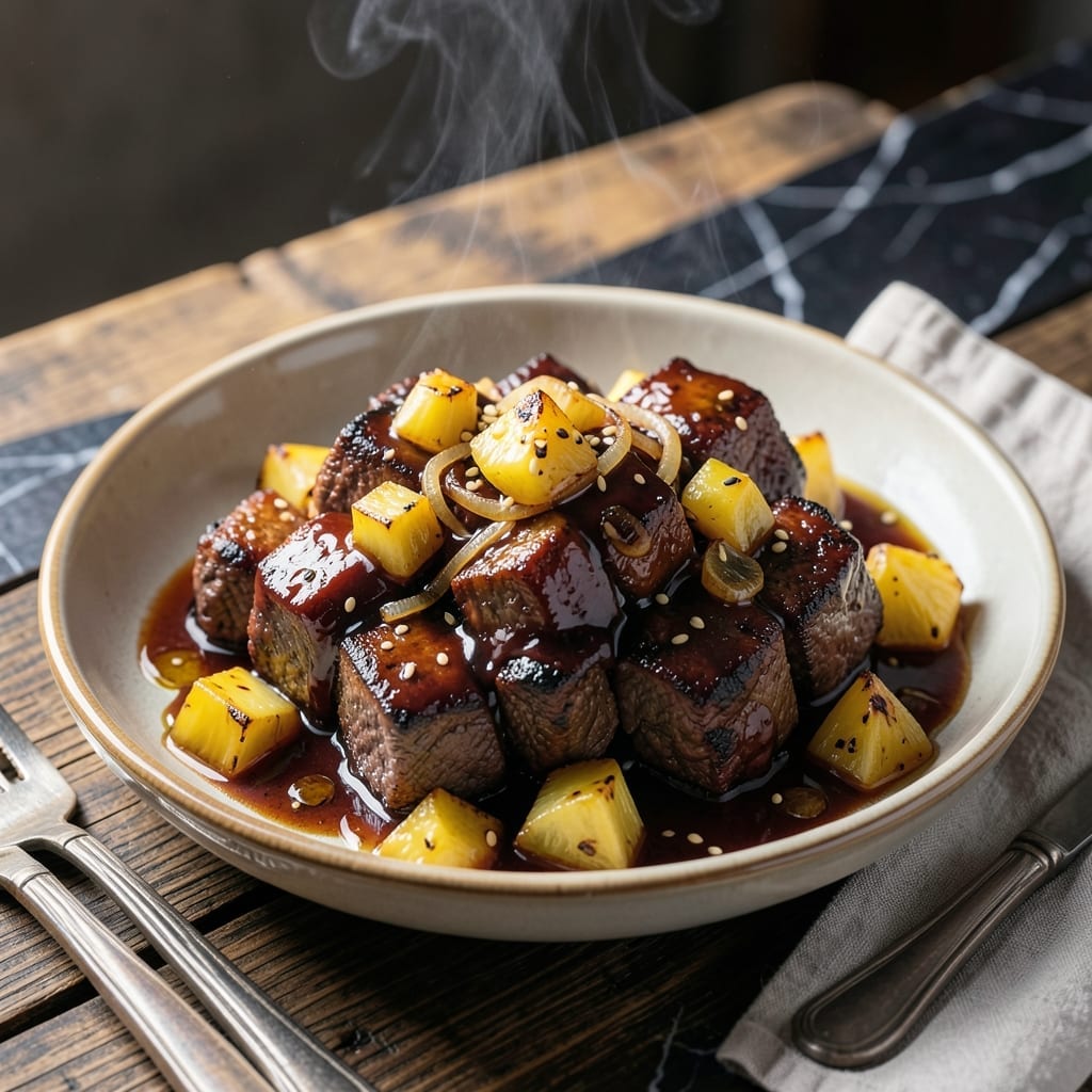 Hawaiian BBQ Beef Recipe: Pineapple-Infused Island Flavor