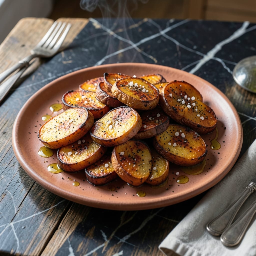 Recipe for Frozen Sweet Potatoes: Oven-Roasted Caramelized Slices Recipe for Frozen Sweet Potatoes: Oven-Roasted Caramelized Slices