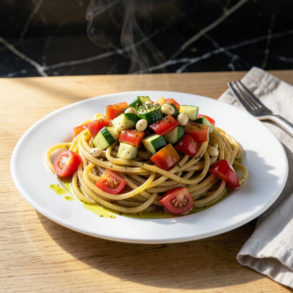 Recipe for Vegetarian Spaghetti: Garden-Fresh Pasta Without the Meat