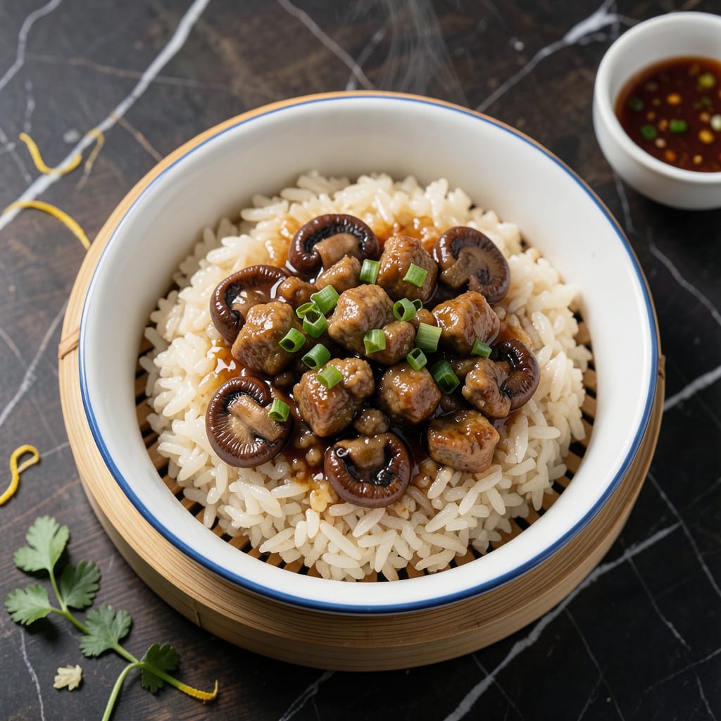 Dim Sum Pork Steamed Rice Recipe: Fluffy Bites With Umami Pork Filling detailed visual guide