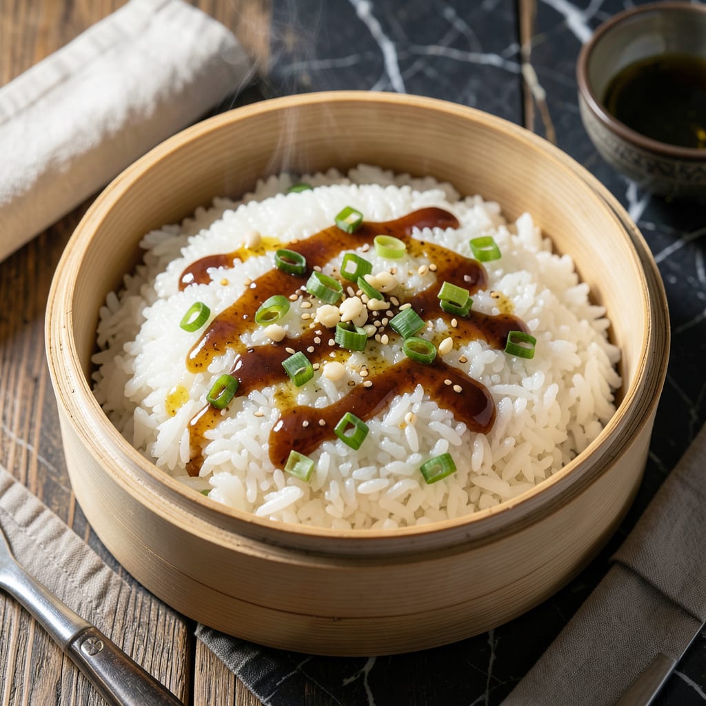 Visual representation of Dim Sum Steamed Rice Recipe: Pillowy Soft Perfection in Minutes
