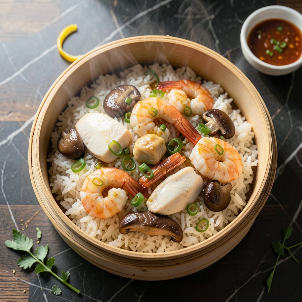 Dimsum Steamed Rice Recipe Panlasang Pinoy: Fluffy Bites With Savory Toppings detailed visual guide