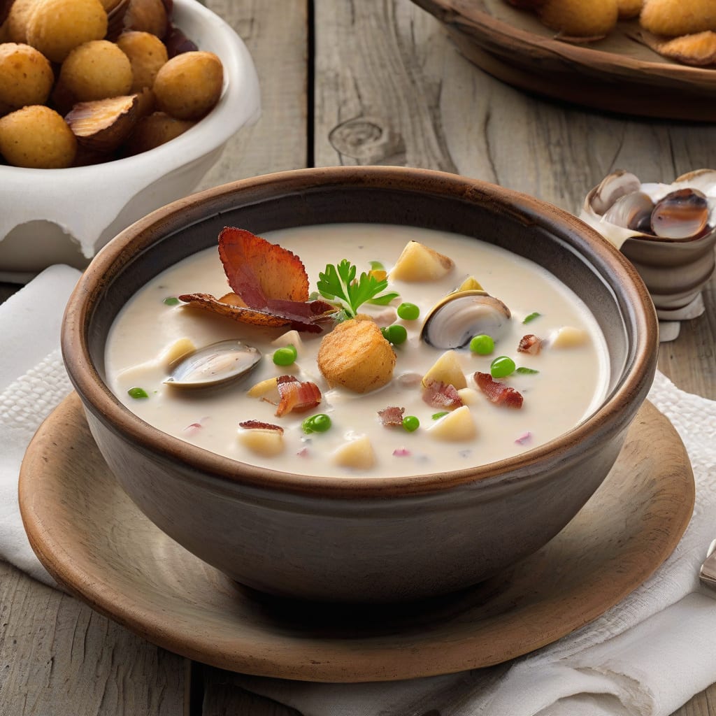 Doogers Clam Chowder Recipe: Creamy Comfort in a Bowl illustration with key details