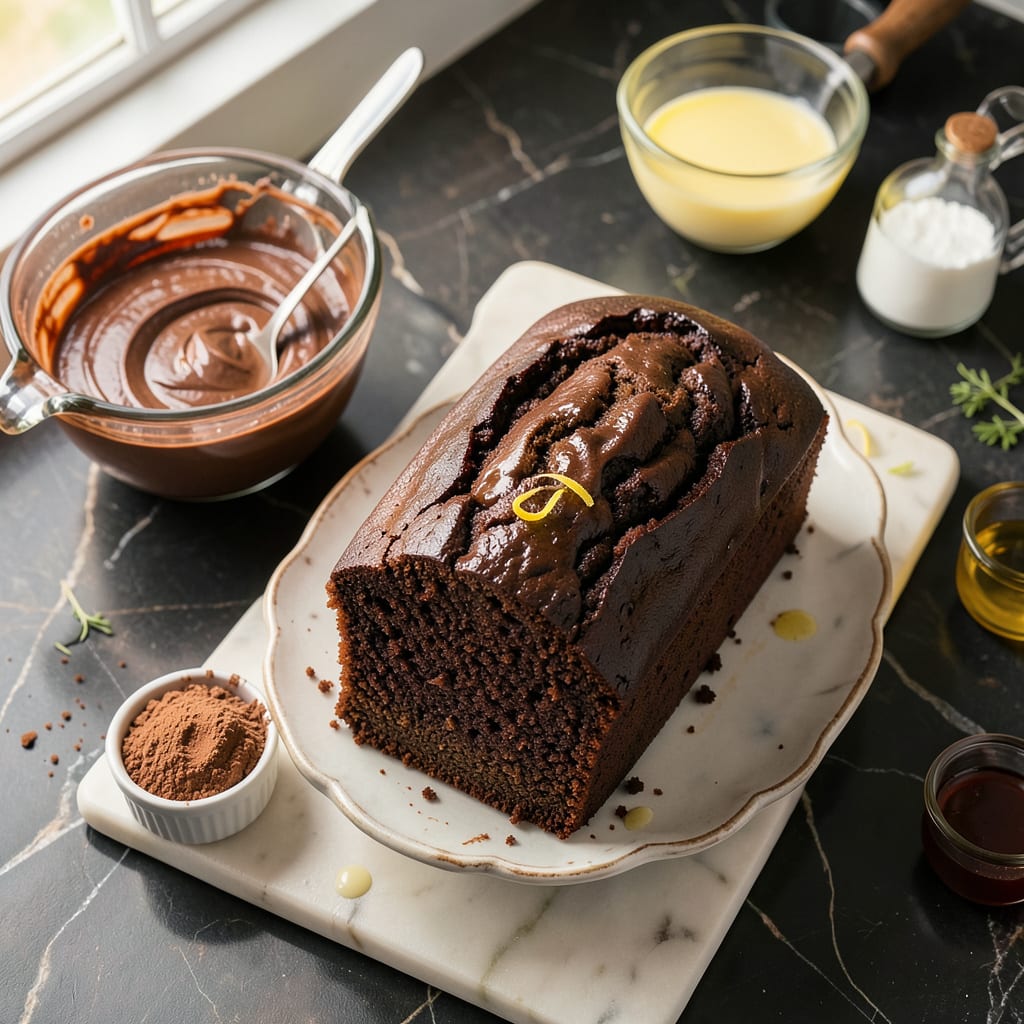 Duncan Hines Chocolate Pound Cake Recipe: Rich, Moist Decadence illustration with key details