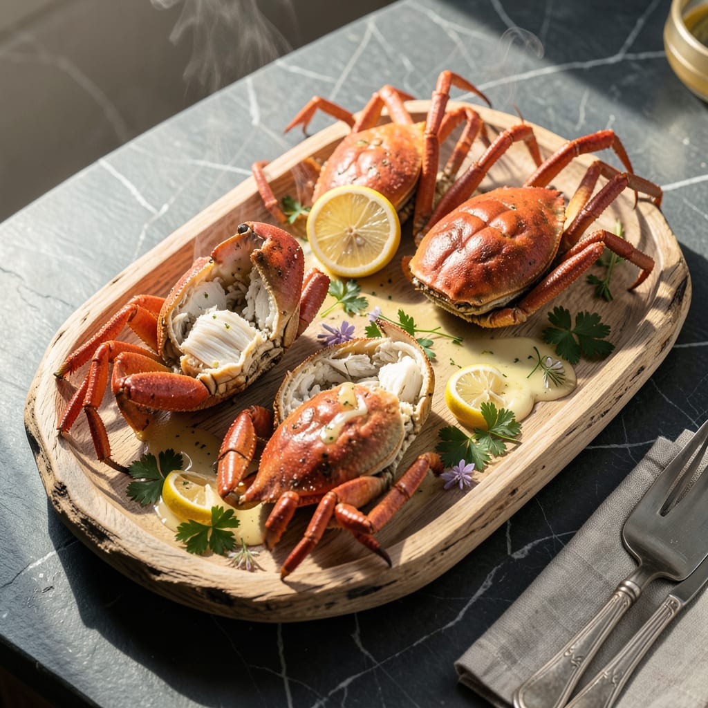 Dungeness Crab Recipe: Sweet, Buttery Meat in 20 Minutes illustration with key details
